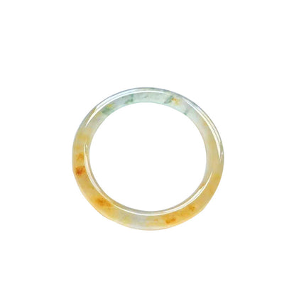 Pulsera de Jade Natural Translúcido Estilo Hielo - Diseño Redondo - Image 10
