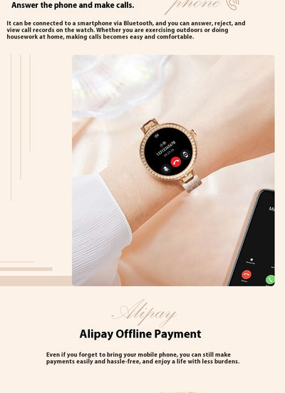 Reloj Inteligente para Mujer con Monitor de Salud y Registro de Actividad - Image 14