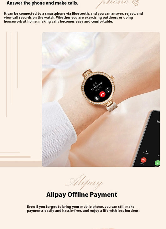 Reloj Inteligente para Mujer con Monitor de Salud y Registro de Actividad - Image 14