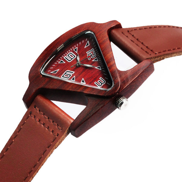 Reloj de Cuarzo con Madera Natural
