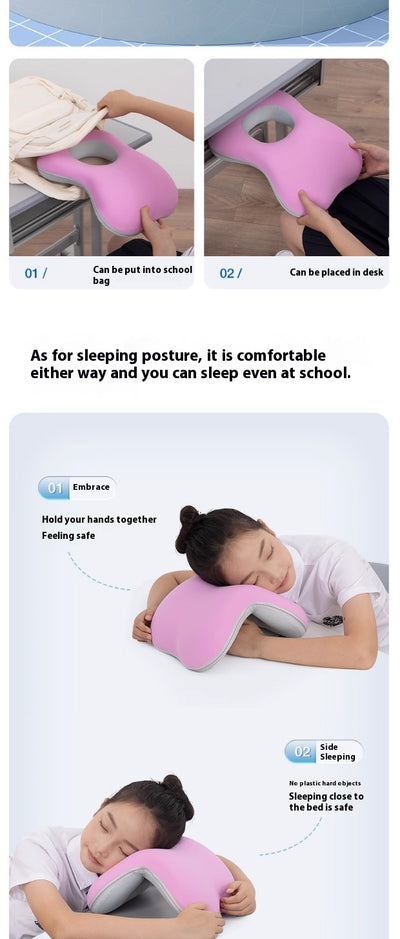 Almohada de Espuma Viscoelástica Ajustable para Descanso en la Oficina - Image 18