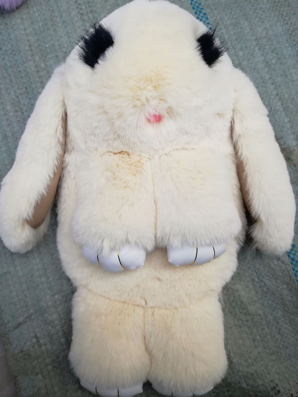 Mochila Infantil de Peluche Conejo Kawaii - Bolso Escolar Adorable