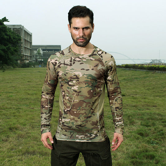 Camiseta Táctica de Camuflaje Profesional