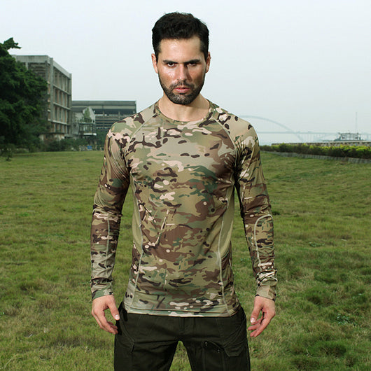 Camiseta Táctica de Camuflaje Profesional