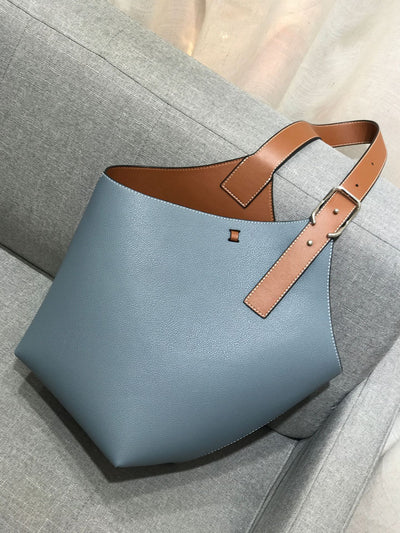 Bolsa de Cuero Suave Tipo Bucket - Versátil y Elegante - Image 4
