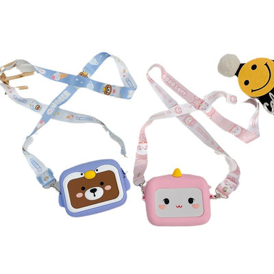 Bolsa Crossbody de Silicona Mini Adorable para Niños - Image 5