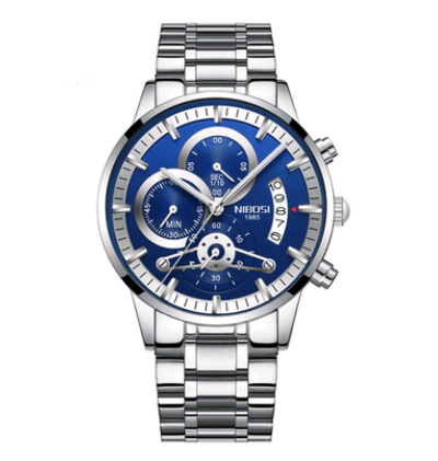 Reloj de Acero Inoxidable para Hombre - Sumergible con Cristal Luminoso - Image 9