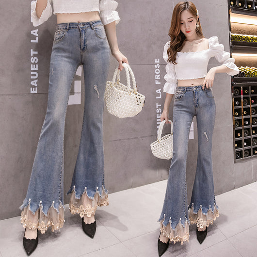 Pantalones Micro Acampanados con Paneles - Image 12