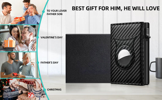 Billetera Minimalista Trifold en Microfibra para Hombre - Image 6
