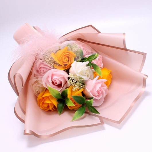 Ramo de Rosas de Jabón Artificial en Caja de Lujo - Regalo Perfecto para San Valentín y Tanabata - Image 6