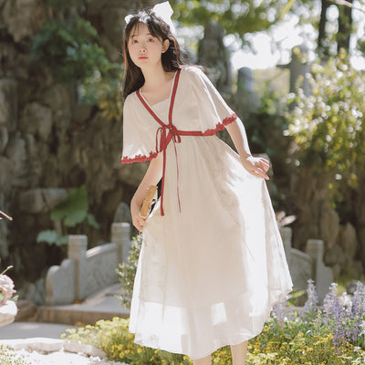 Vestido Hanfu Hada del Bosque para Mujer - Diseño Fairy Elegante - Image 6