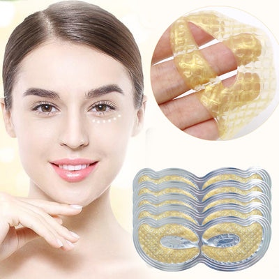 Mascarilla de Cristal Dorado con Colágeno para los Ojos - Image 7