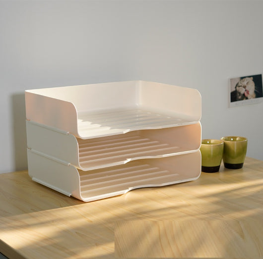 Organizador Multiuso A4 con Bandejas Apilables para Escritorio - Image 8