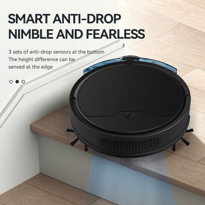 Robot Aspirador Inteligente con Mapeo, Tanque Grande y Control por App