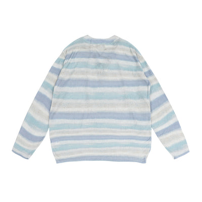Camiseta Básica Rayada Tejida para Hombre y Mujer - Image 9