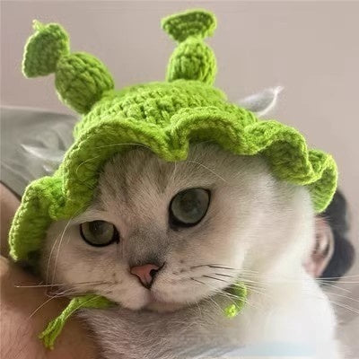 Gorro Tejido para Mascotas - Sombrero Divertido para Gatos y Perros - Image 21