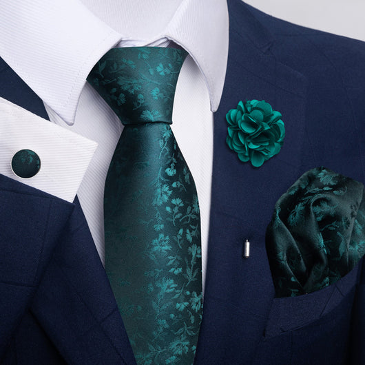 Combo Corbata, Traje y Pañuelo de Bolsillo para Hombre - Juego 8 - Image 18