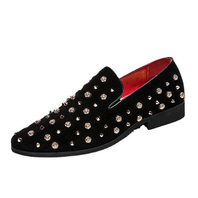 Zapatos Casuales de Gamuza Nobuk Talla Grande con Tachuelas - Image 5