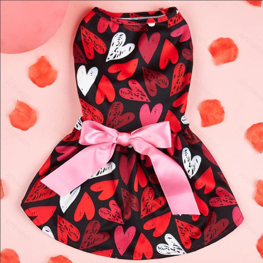 Vestido Estampado Día del Amor para Mascotas - Perros y Gatos - Image 4