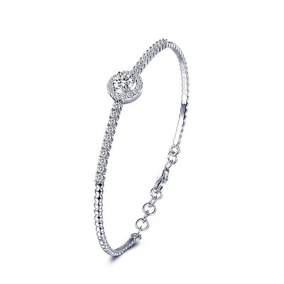 Pulsera de Plata 925 con Moissanita - Diseño Coreano Elegante para Mujer - Image 7