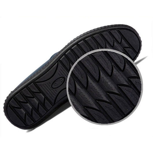 Zapatos Casuales de Cuero PU sin Cordones para Hombre - Image 8