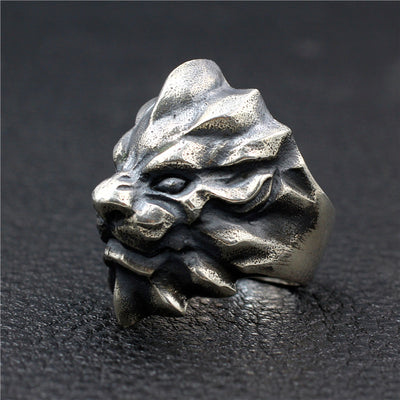 Anillo de Plata Esterlina Artesanal con Acabado Vintage para Hombre - Image 2