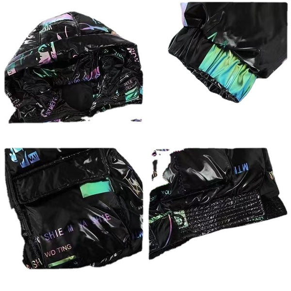 Chaqueta Acolchada Impermeable sin Planchado para Mujer