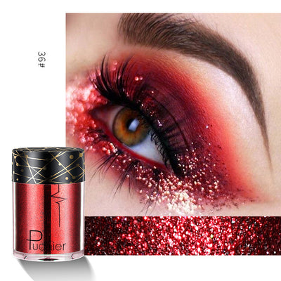 Paleta de Sombras Shimmer Pudaier 3.5G - Maquillaje Profesional con Acabado Mate y Brillante - Image 36