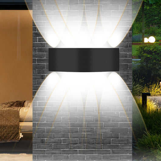 Lámpara LED Doble Exterior Impermeable para Patio y Jardín