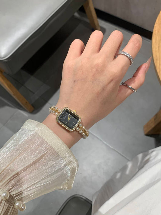 Reloj Pulsera de Perlas para Mujer - Elegancia Atemporal - Image 16