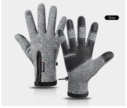Guantes de Invierno Táctiles Antideslizantes Unisex Impermeables y Cortavientos para Ciclismo y Deportes - Image 16