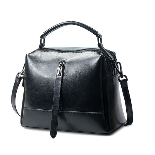 Bolsa de Cuero Casual con Acabado Encerado - Estilo Versátil - Image 6