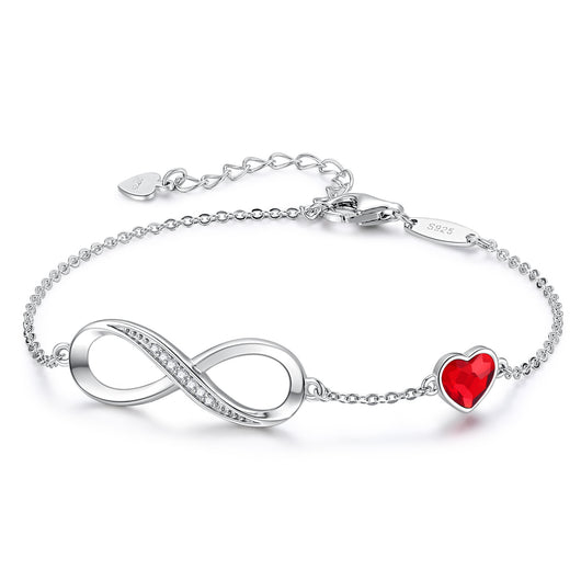 Pulsera de Plata Esterlina para Mujer - Amor Eterno Minimalista - Image 4