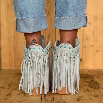 Botas Cortas de Moda con Borlas - Image 13