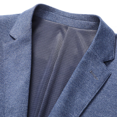 Saco de Vestir Entallado Liso para Hombre - Image 12