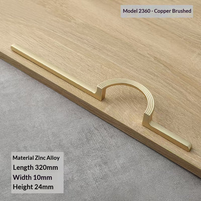 Tirador Semicircular para Armarios y Cajones - Manija Sólida de Diseño Moderno - Image 13