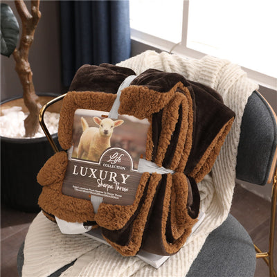Manta de Lana Cordero Doble Capa - Calidez Premium - Image 4