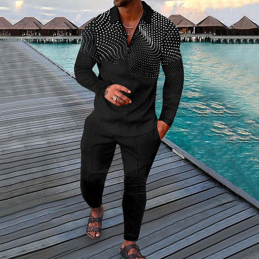 Conjunto Deportivo Otoñal de Dos Piezas para Hombre - Pantalón Largo y Sudadera - Image 20