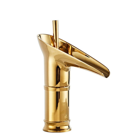 Grifo Cascada para Lavamanos en Bronce Antiguo Anti-salpicaduras - Image 5