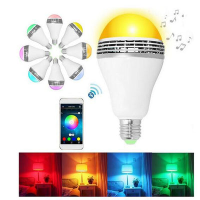 Foco LED Inteligente Bluetooth E27 con Parlante Integrado - Image 8