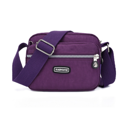 Bolsa Mensajero Cuadrada Pequeña de Nylon - Multicompartimentos Versátil - Image 10