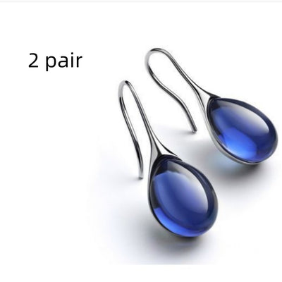 Aretes de Ópalo Incrustado Multicolor - Diseño Europeo para Mujeres Modernas - Image 9