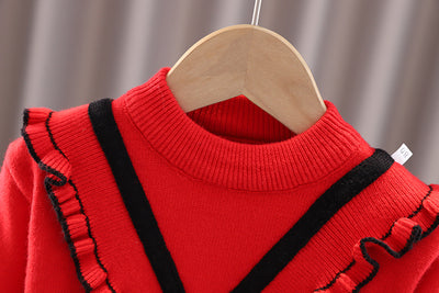 Suéter Infantil con Volantes para Niña - Pullover Otoño Invierno - Image 12