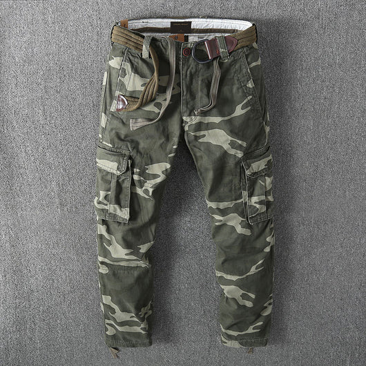 Pantalones Overol Casual para Hombre Estilo Americano - Image 8