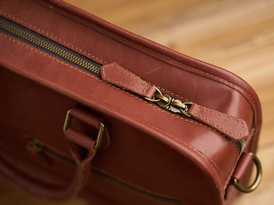 Bolso Horizontal de Cuero Genuino para Hombre Estilo Retro - Image 11