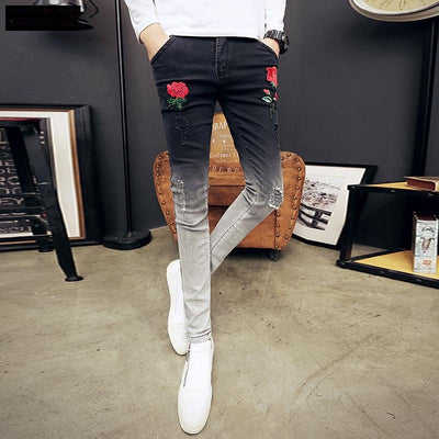 Jeans con Bloques de Color Estampados - Image 6