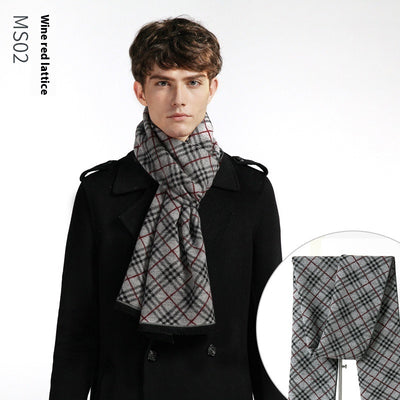 Bufanda Escocesa de Abrigo Suave con Toque Cashmere - Image 35