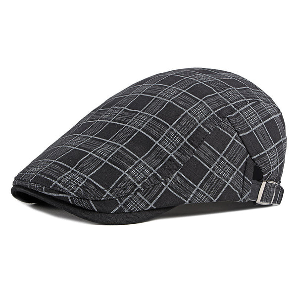 Gorra Británica de Algodón Transpirable con Protección Solar