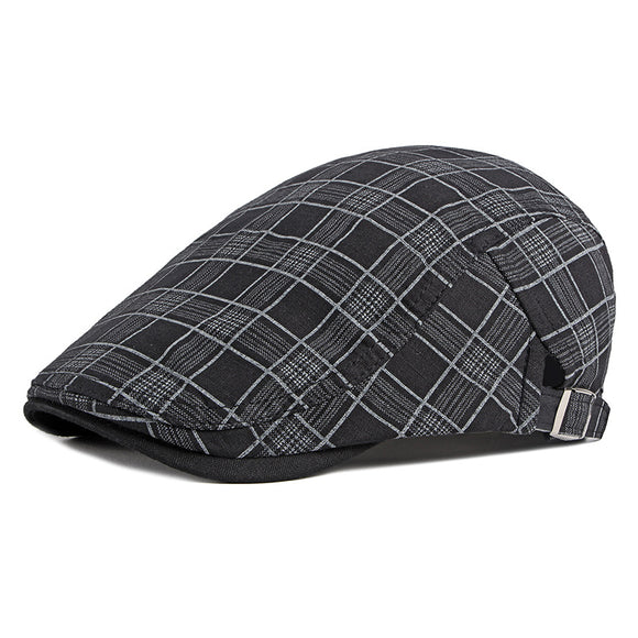 Gorra Británica de Algodón Transpirable con Protección Solar