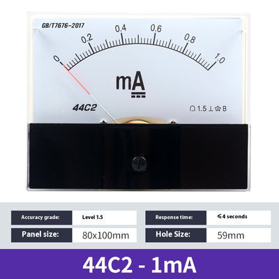 Amperímetro DC Analógico 44C2 - Medidor de Corriente de Precisión - Image 9